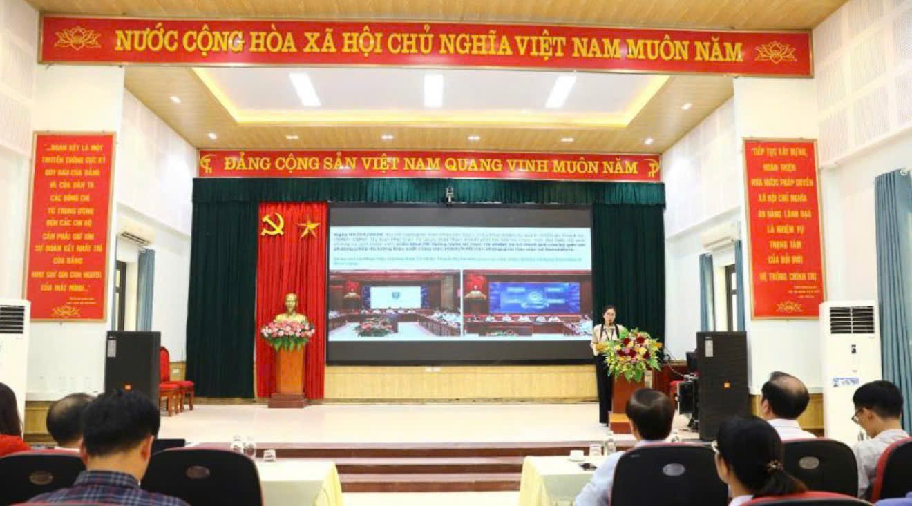 Xã Sơn Đồng đẩy mạnh chuyển đổi số, triển khai tập huấn nền tảng HanoiWork nâng cao hiệu quả điều hành