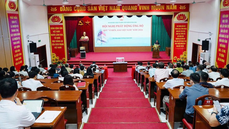 Xã Yên Lãng phát động ủng hộ Quỹ “Vì biển, đảo Việt Nam” năm 2026, lan tỏa tinh thần hướng về chủ quyền Tổ quốc
