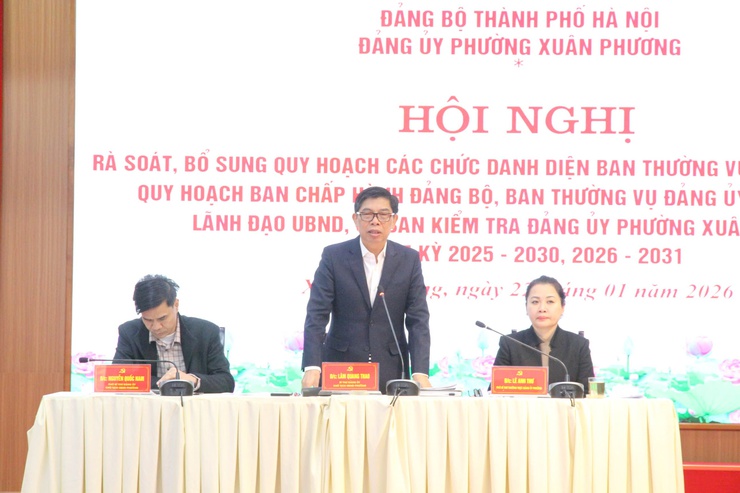 Phường Xuân Phương siết chặt quy trình quy hoạch cán bộ, chuẩn bị nhân sự cho nhiệm kỳ mới