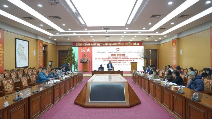 Phường Từ Liêm chốt danh sách sơ bộ 52 người ứng cử đại biểu HĐND nhiệm kỳ 2026-2031