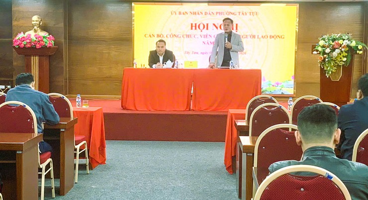 Phường Tây Tựu phát động thi đua năm 2026, quyết tâm hoàn thành toàn diện nhiệm vụ trong giai đoạn mới