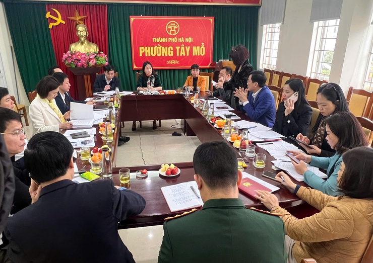 Đảng bộ phường Tây Mỗ thống nhất thành lập 5 chi bộ tổ dân phố mới, kiện toàn tổ chức Đảng ở cơ sở