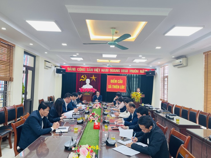 Xã Thiên Lộc hoàn thành hiệp thương lần hai, lập danh sách sơ bộ ứng cử viên HĐND khóa II nhiệm kỳ 2026–2031