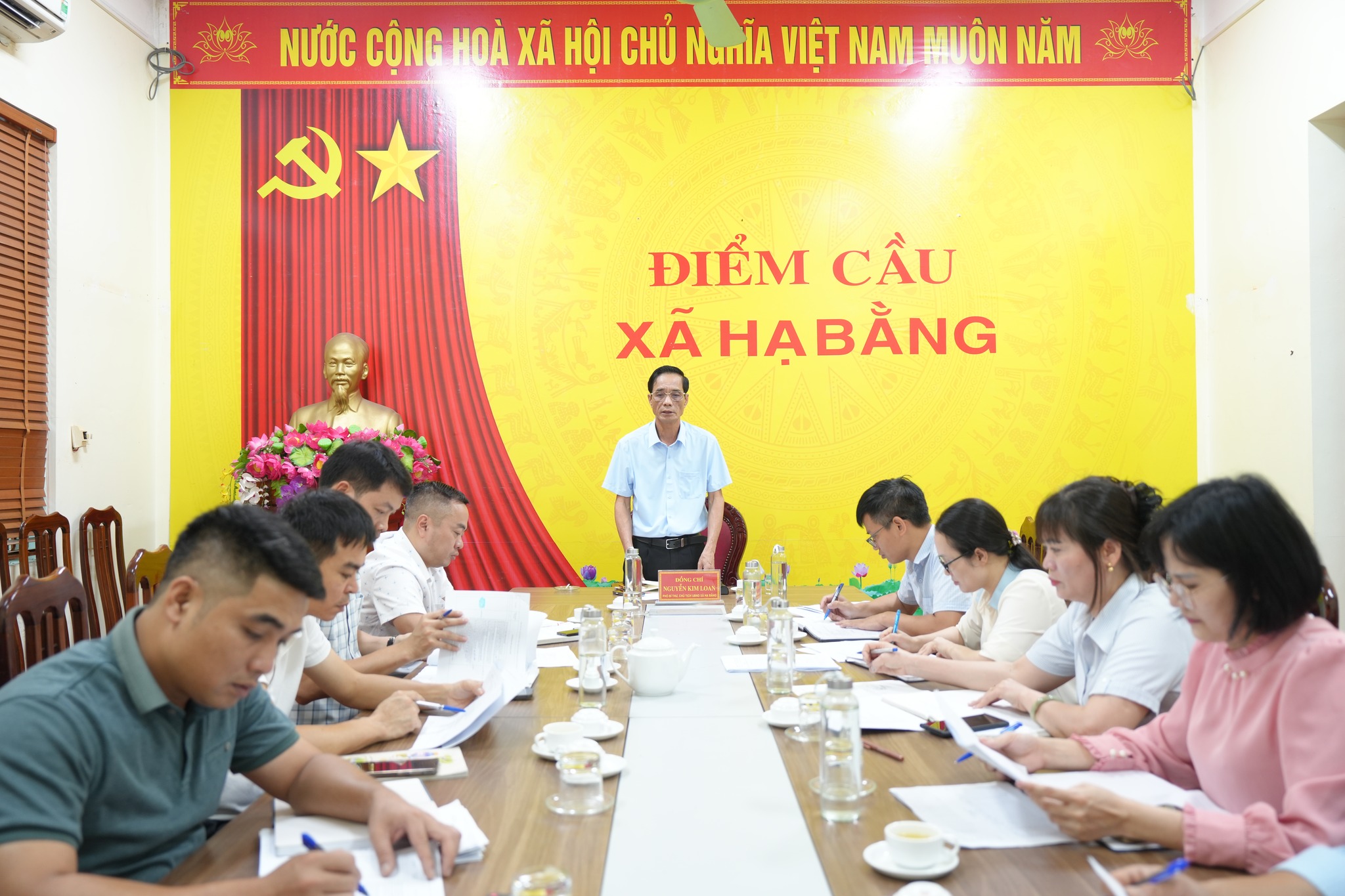 Xã Hạ Bằng siết tiến độ 16 dự án trọng điểm, quyết liệt tháo gỡ “nút thắt” giải phóng mặt bằng