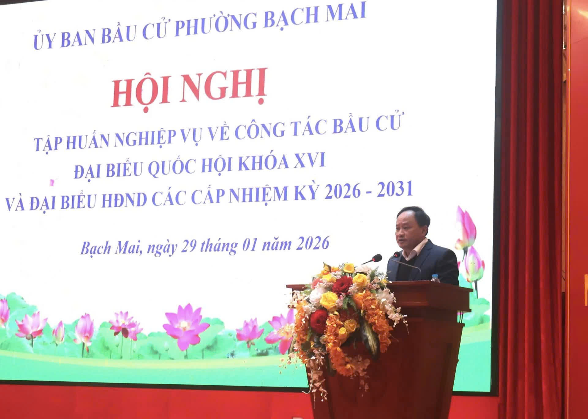 Phường Bạch Mai siết chặt nghiệp vụ công tác bầu cử, quyết tâm không để sai sót trong mọi khâu tổ chức