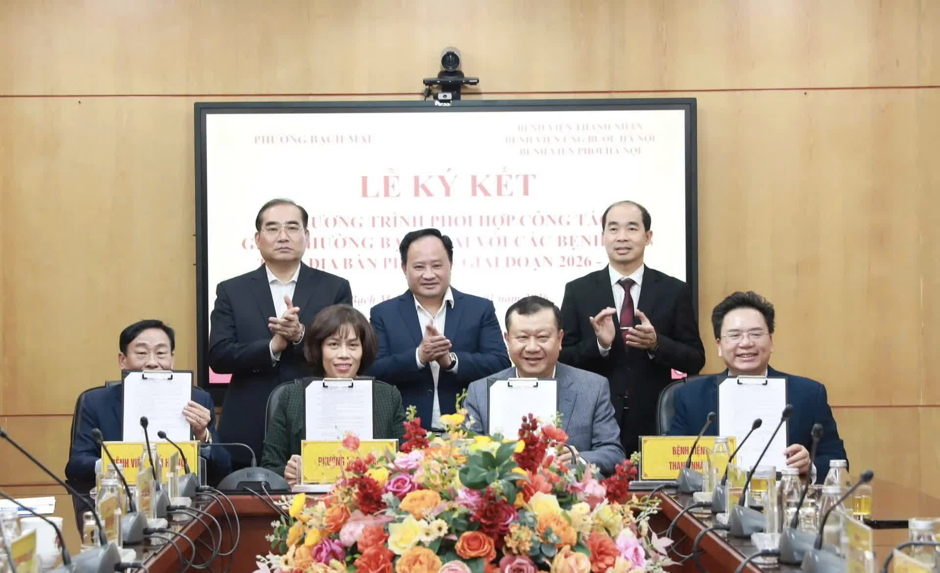 Phường Bạch Mai ký kết liên kết chiến lược với 3 bệnh viện lớn, mở rộng nền tảng chăm sóc sức khỏe toàn dân giai đoạn 2026–2030