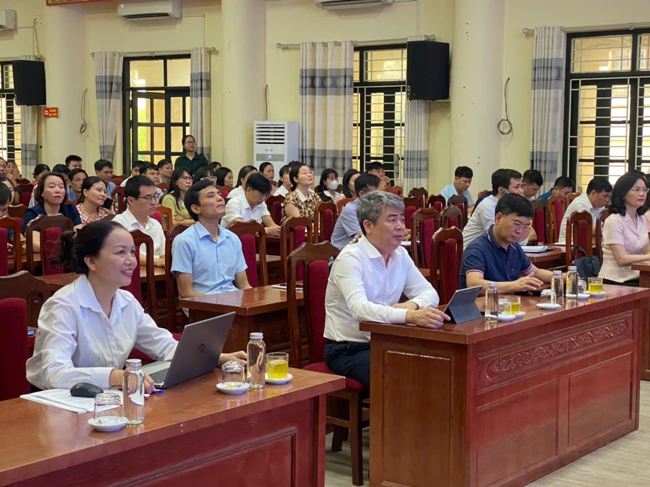 Xã Ô Diên tổ chức tập huấn sử dụng hệ thống Hanoiwork