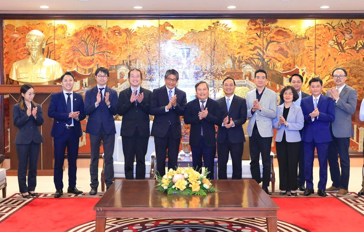 Chủ tịch UBND thành phố Hà Nội Vũ Đại Thắng làm việc với Đại sứ Nhật Bản, thúc đẩy hợp tác hạ tầng và đô thị thông minh