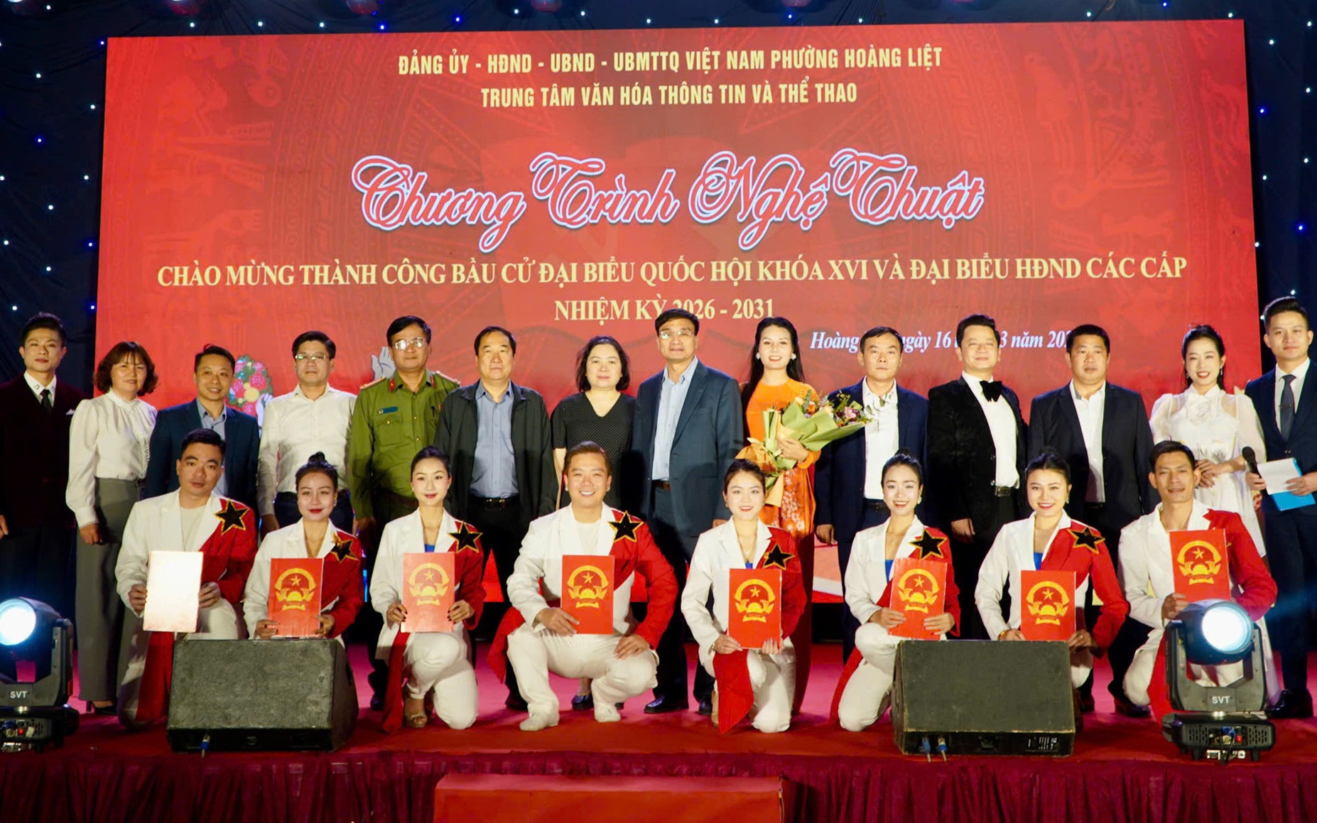 Phường Hoàng Liệt thăng hoa đêm nghệ thuật, lan tỏa niềm tin sau thành công bầu cử