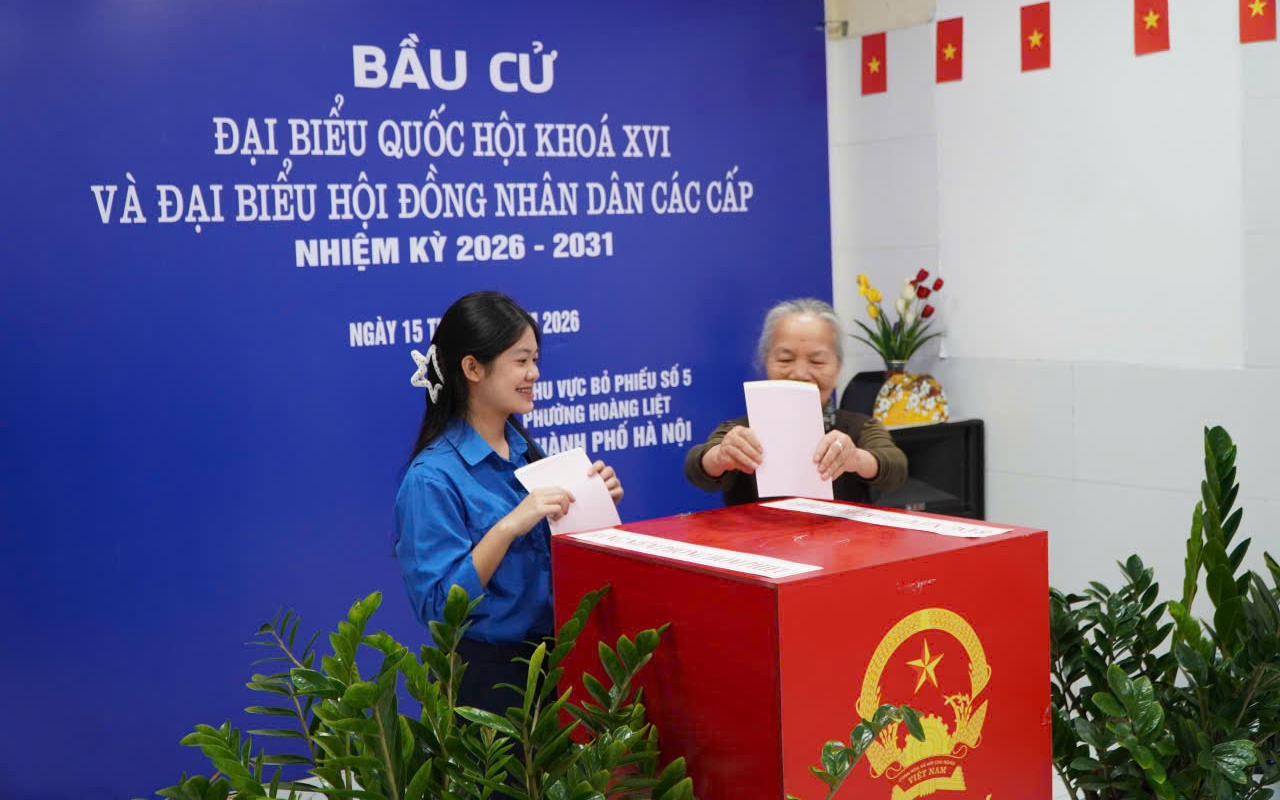 Phường Hoàng Liệt hoàn thành bầu cử với tỷ lệ gần tuyệt đối, chuyển đổi số tạo đột phá trong tổ chức ngày hội cử tri