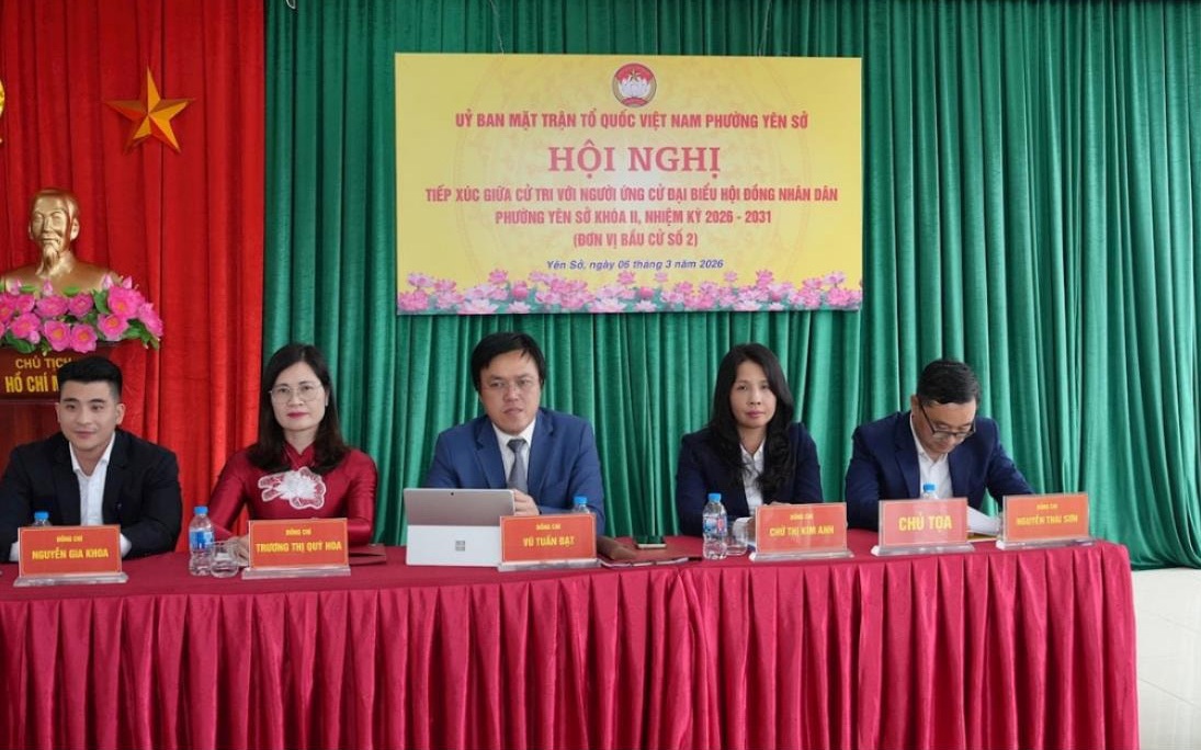 Cử tri phường Yên Sở kỳ vọng đại biểu HĐND khóa mới hành động quyết liệt vì dân sinh và đô thị văn minh