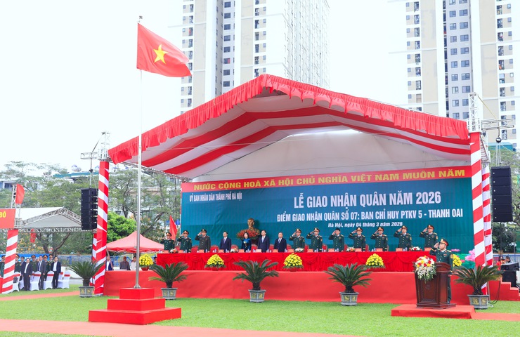 Hà Nội tiễn 4.721 công dân lên đường nhập ngũ, khơi dậy khí thế tuổi trẻ trong năm đầu thực hiện Nghị quyết Đại hội XIV của Đảng