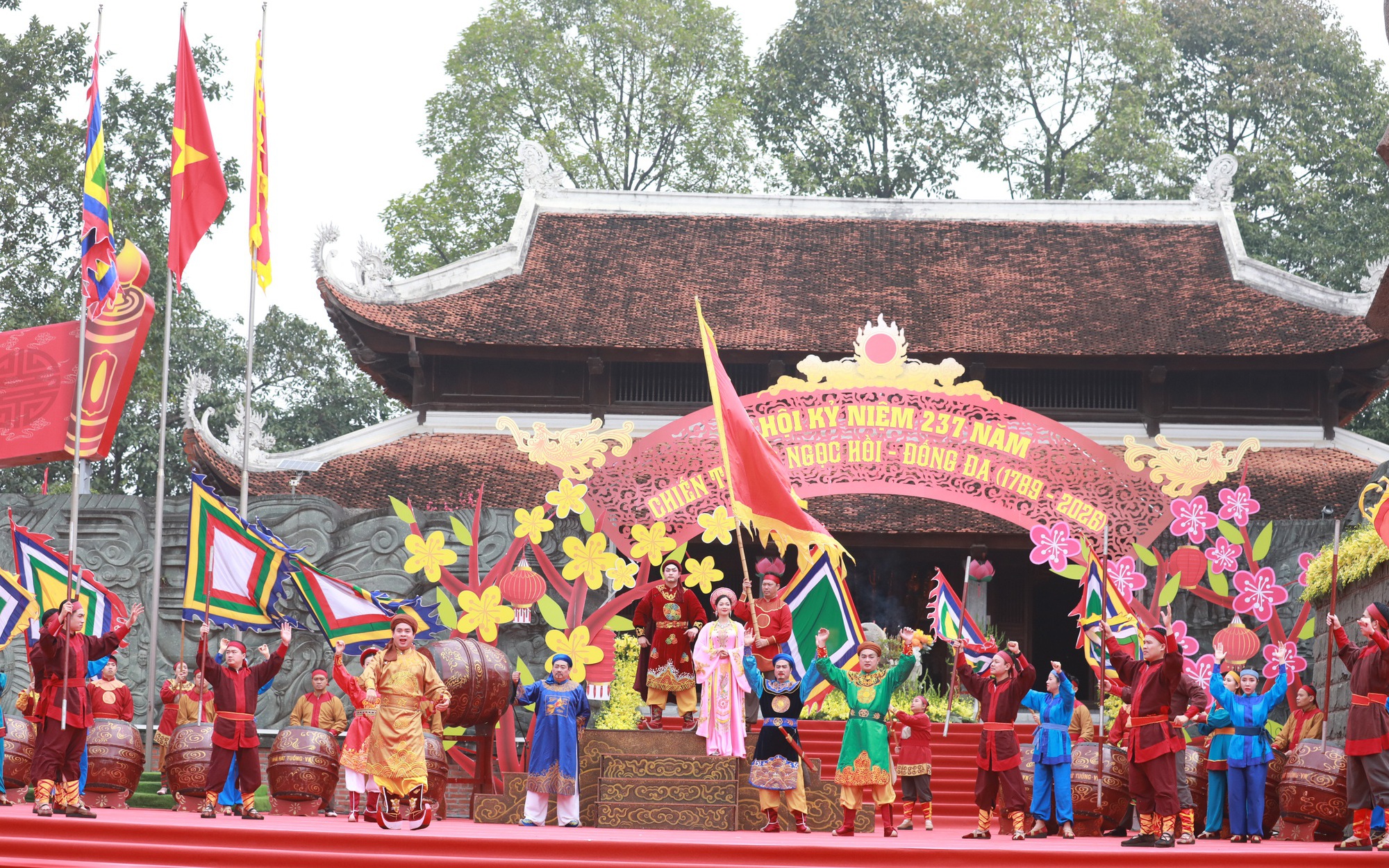 Phường Đống Đa tái hiện hào khí mùa Xuân Kỷ Dậu tại Lễ hội kỷ niệm 237 năm Chiến thắng Ngọc Hồi - Đống Đa