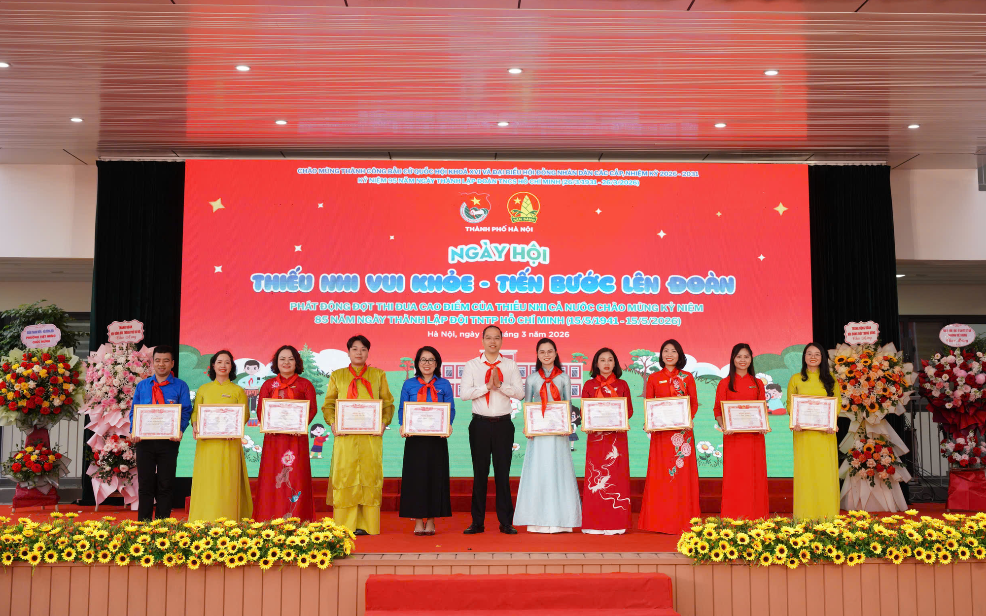 Ngày hội “Thiếu nhi vui khỏe - Tiến bước lên Đoàn” lan tỏa khí thế thi đua trong thiếu nhi Thủ đô