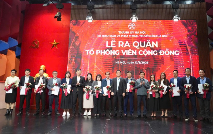 Cơ quan Báo và Phát thanh, Truyền hình Hà Nội ra quân Tổ phóng viên cộng đồng tại 126 xã, phường