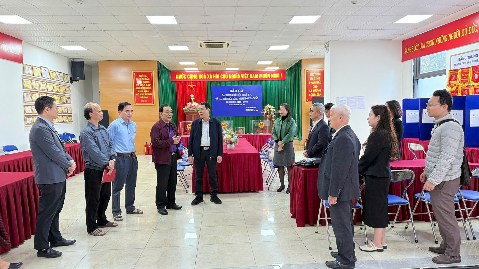 Các phường Yên Hòa, Nghĩa Đô, Cầu Giấy và Từ Liêm chủ động, đồng bộ trong công tác chuẩn bị bầu cử