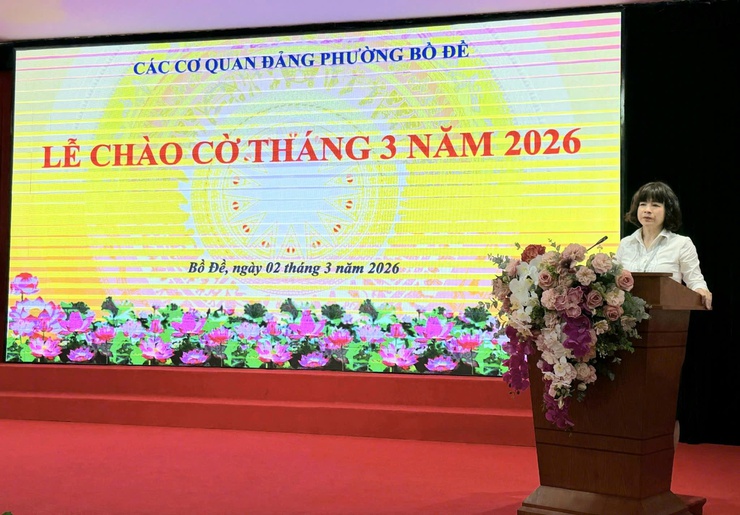 Phường Bồ Đề triển khai “Không gian làm việc số - HanoiWork”, siết chặt kỷ cương hành chính trong tháng 3-2026