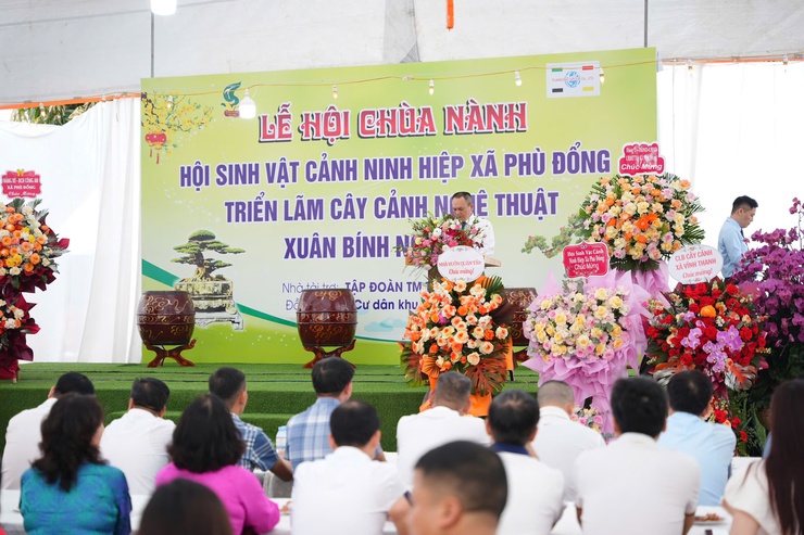 Xã Phù Đổng: Khai mạc triển lãm cây cảnh nghệ thuật Lễ hội chùa Nành xuân Bính Ngọ 2026
