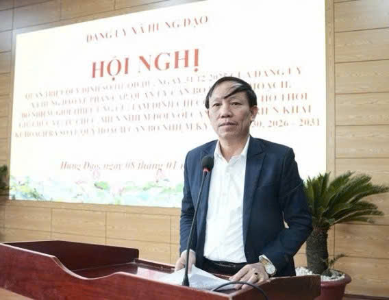 Đảng ủy xã Hưng Đạo siết chặt công tác cán bộ, chủ động quy hoạch nhân sự cho giai đoạn mới