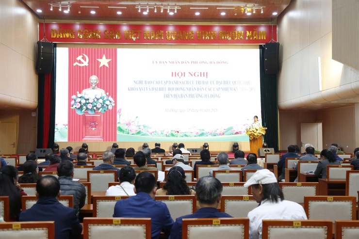 Phường Hà Đông siết chặt rà soát cử tri, bảo đảm chính xác từng dữ liệu phục vụ bầu cử