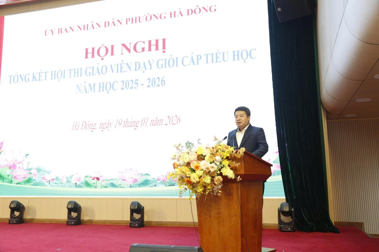 Phường Hà Đông tổng kết Hội thi Giáo viên dạy giỏi tiểu học năm học 2025–2026