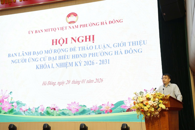 Phường Hà Đông hoàn tất bước đầu giới thiệu nhân sự ứng cử HĐND nhiệm kỳ 2026-2031