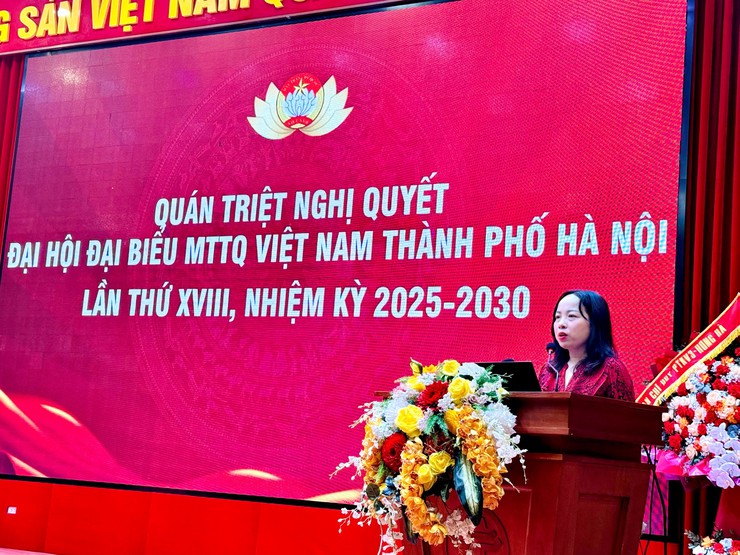 Phường Hai Bà Trưng: Nâng cao năng lực cán bộ Mặt trận, đưa Nghị quyết Đại hội vào cuộc sống