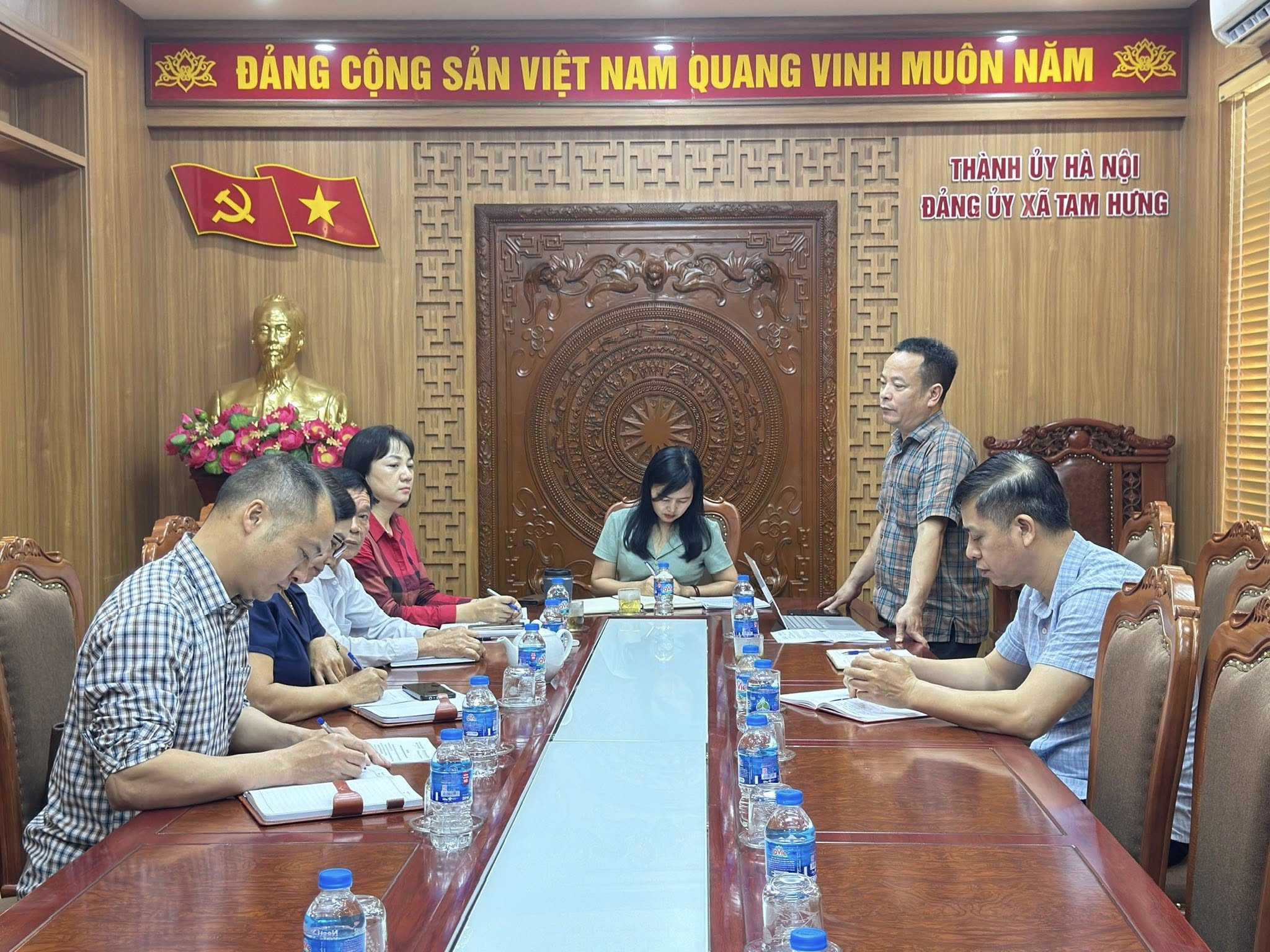 Xã Tam Hưng: Chủ động nắm bắt dư luận, định hướng tư tưởng phục vụ nhiệm vụ chính trị trọng tâm