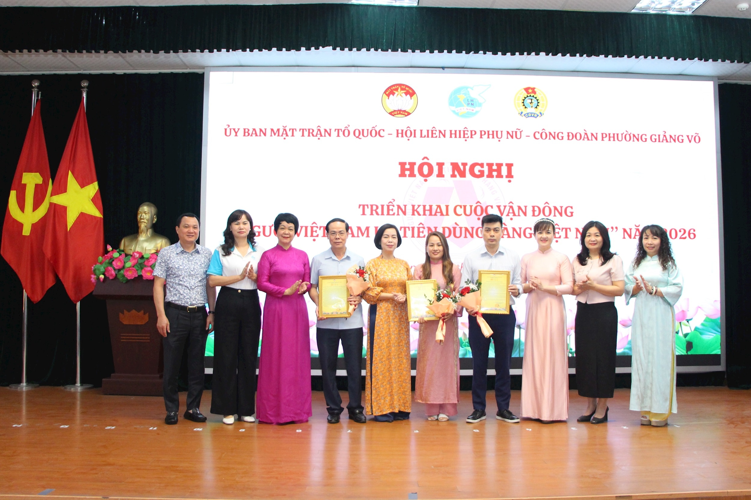 Phường Giảng Võ đẩy mạnh Cuộc vận động “Người Việt Nam ưu tiên dùng hàng Việt Nam”, thúc đẩy tiêu dùng số và hàng Việt chất lượng cao