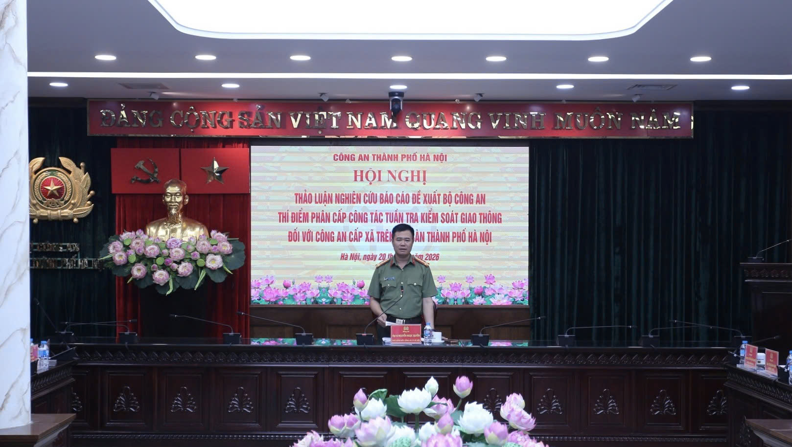 Công an thành phố Hà Nội đề xuất thí điểm phân cấp tuần tra giao thông cho Công an cấp xã, tăng hiệu quả xử lý từ cơ sở