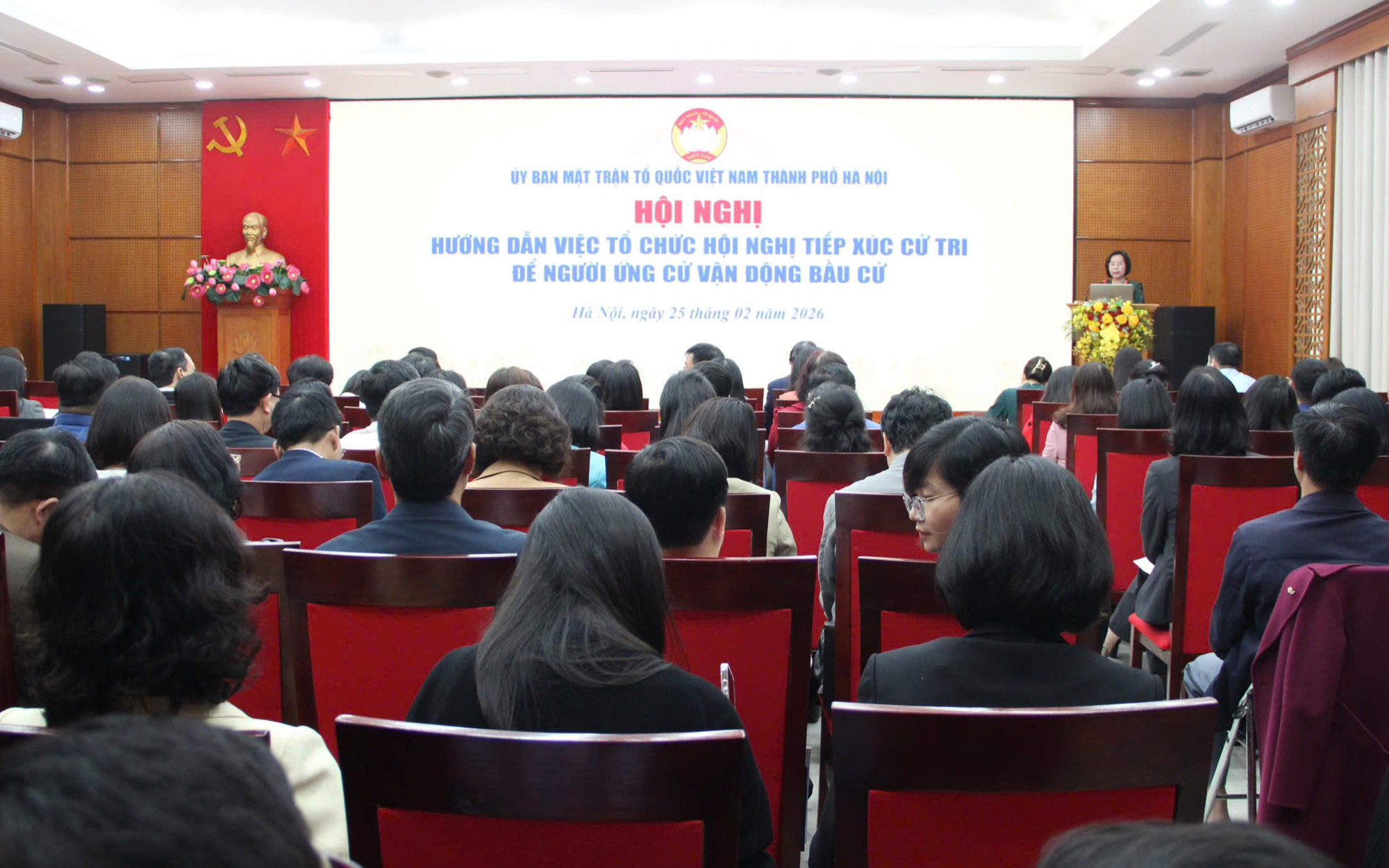 Hà Nội hướng dẫn thống nhất công tác tổ chức hội nghị tiếp xúc cử tri vận động bầu cử