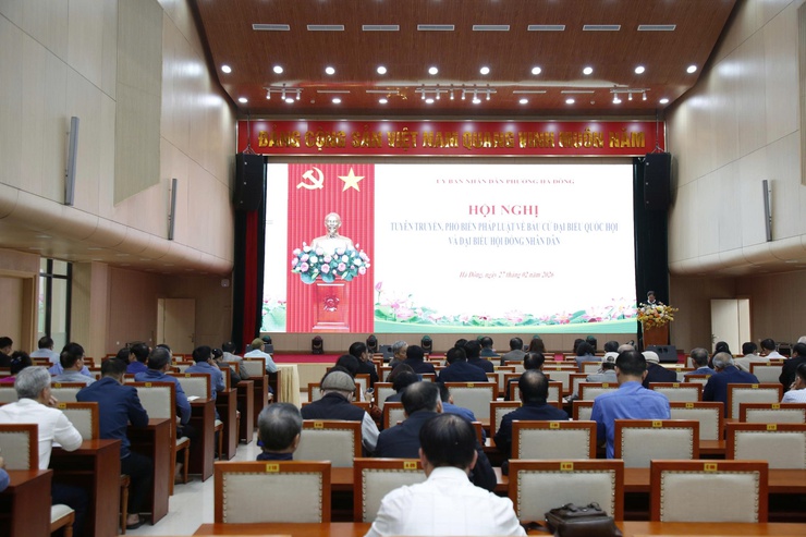 Phường Hà Đông tăng cường tuyên truyền pháp luật về bầu cử đại biểu Quốc hội và HĐND các cấp
