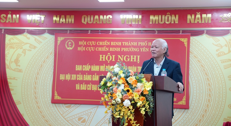 Phường Yên Nghĩa phát huy vai trò Cựu chiến binh trong tuyên truyền Nghị quyết Đại hội XIV và cuộc bầu cử nhiệm kỳ 2026-2031