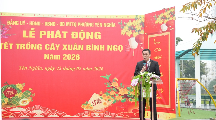 Phường Yên Nghĩa phát động Tết trồng cây Xuân Bính Ngọ 2026, lan tỏa quyết tâm xây dựng đô thị xanh, hiện đại