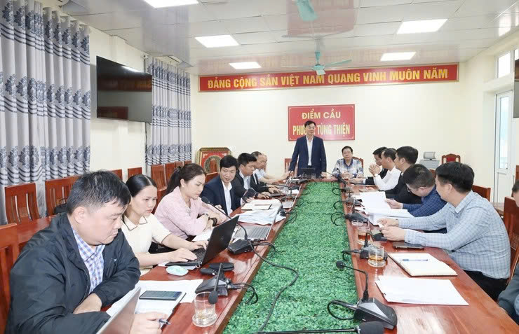 Phường Tùng Thiện và xã Suối Hai thống nhất giải pháp đẩy nhanh dự án nâng cấp Tỉnh lộ 414