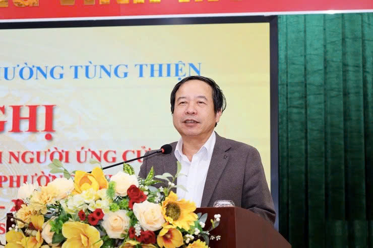 Cử tri phường Tùng Thiện kỳ vọng đại biểu HĐND khóa mới sâu sát cơ sở, hành động vì dân