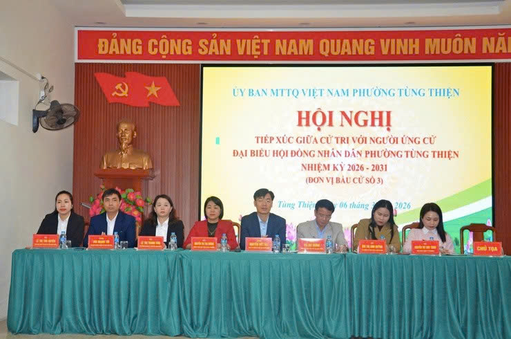 Cử tri gửi gắm kỳ vọng vào đội ngũ đại biểu HĐND phường Tùng Thiện khóa mới