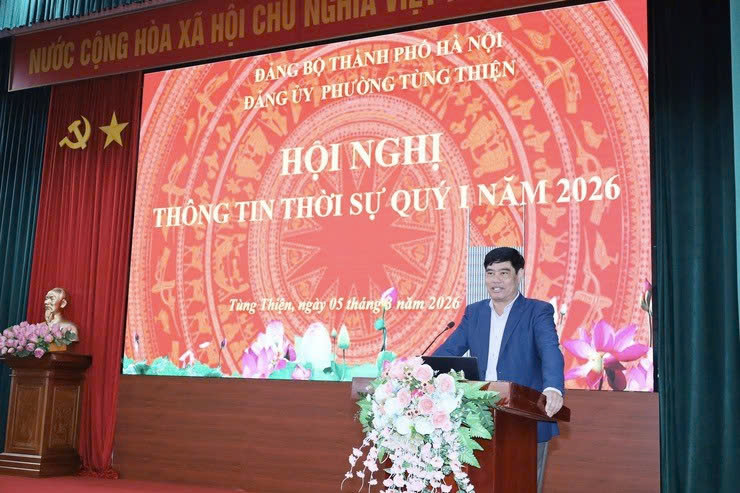 Phường Tùng Thiện quán triệt Nghị quyết Đại hội XIV, khơi dậy quyết tâm đổi mới và phát triển Thủ đô