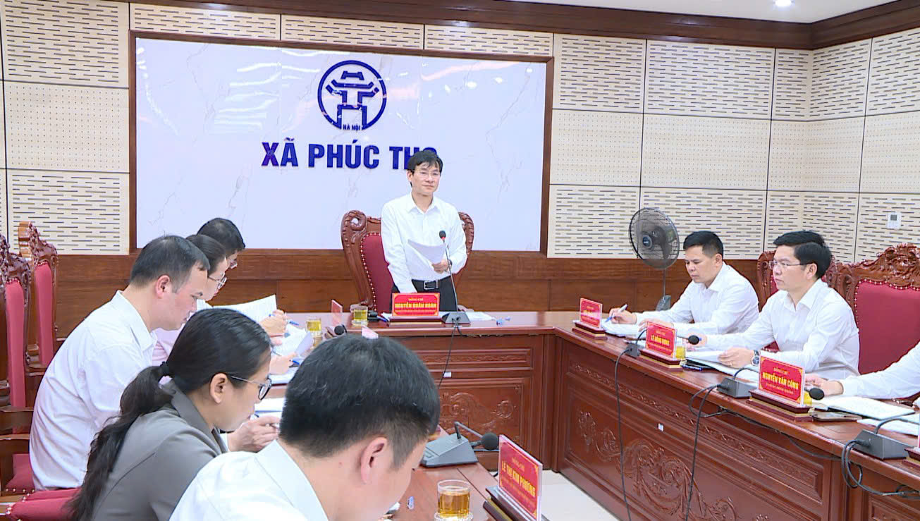 Xã Phúc Thọ bàn kịch bản tăng trưởng hai con số năm 2026, quyết liệt tháo gỡ “điểm nghẽn” để bứt phá