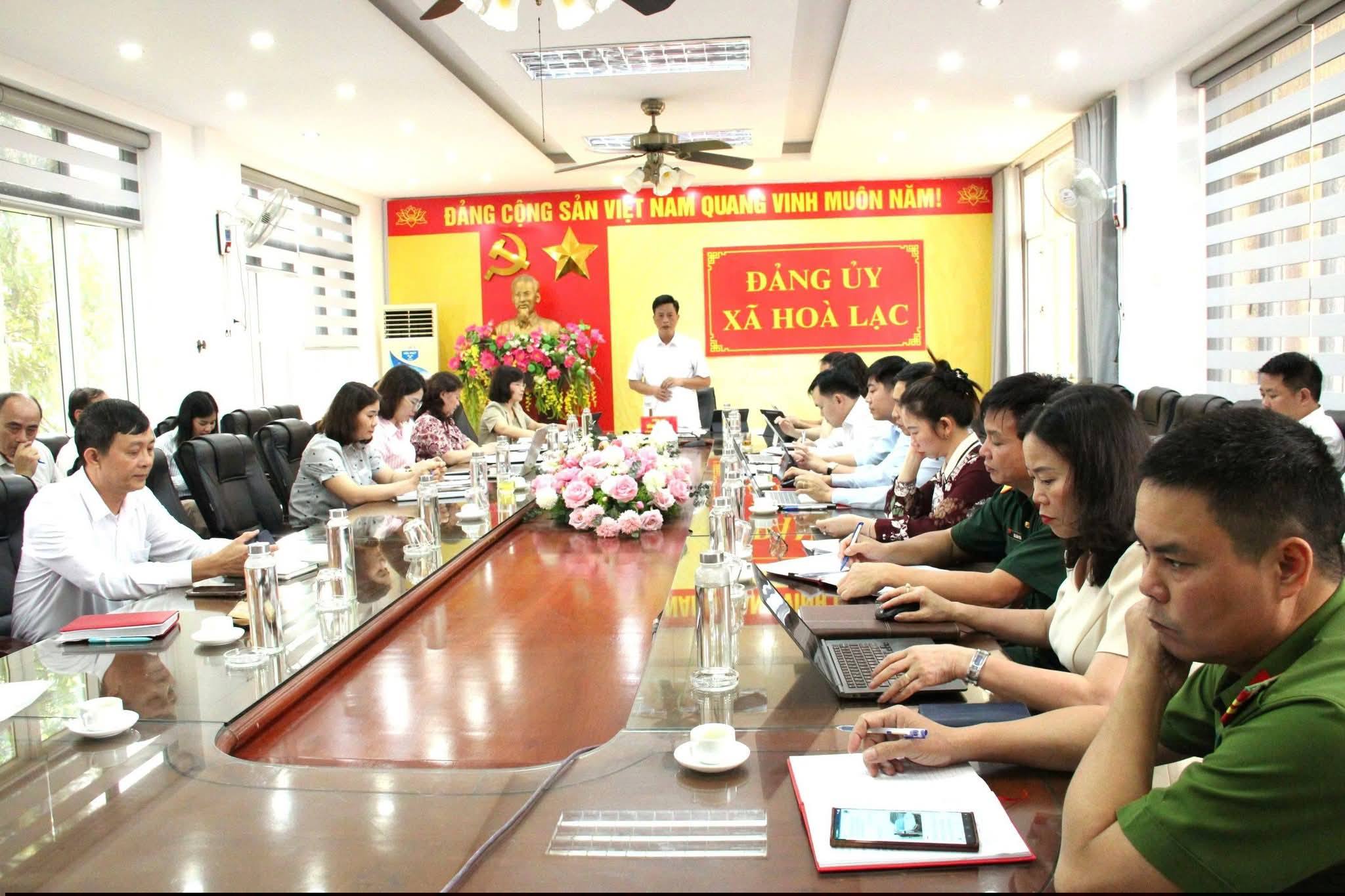 Xã Hòa Lạc: Quyết liệt siết chặt kỷ cương quản lý đất đai, trật tự xây dựng