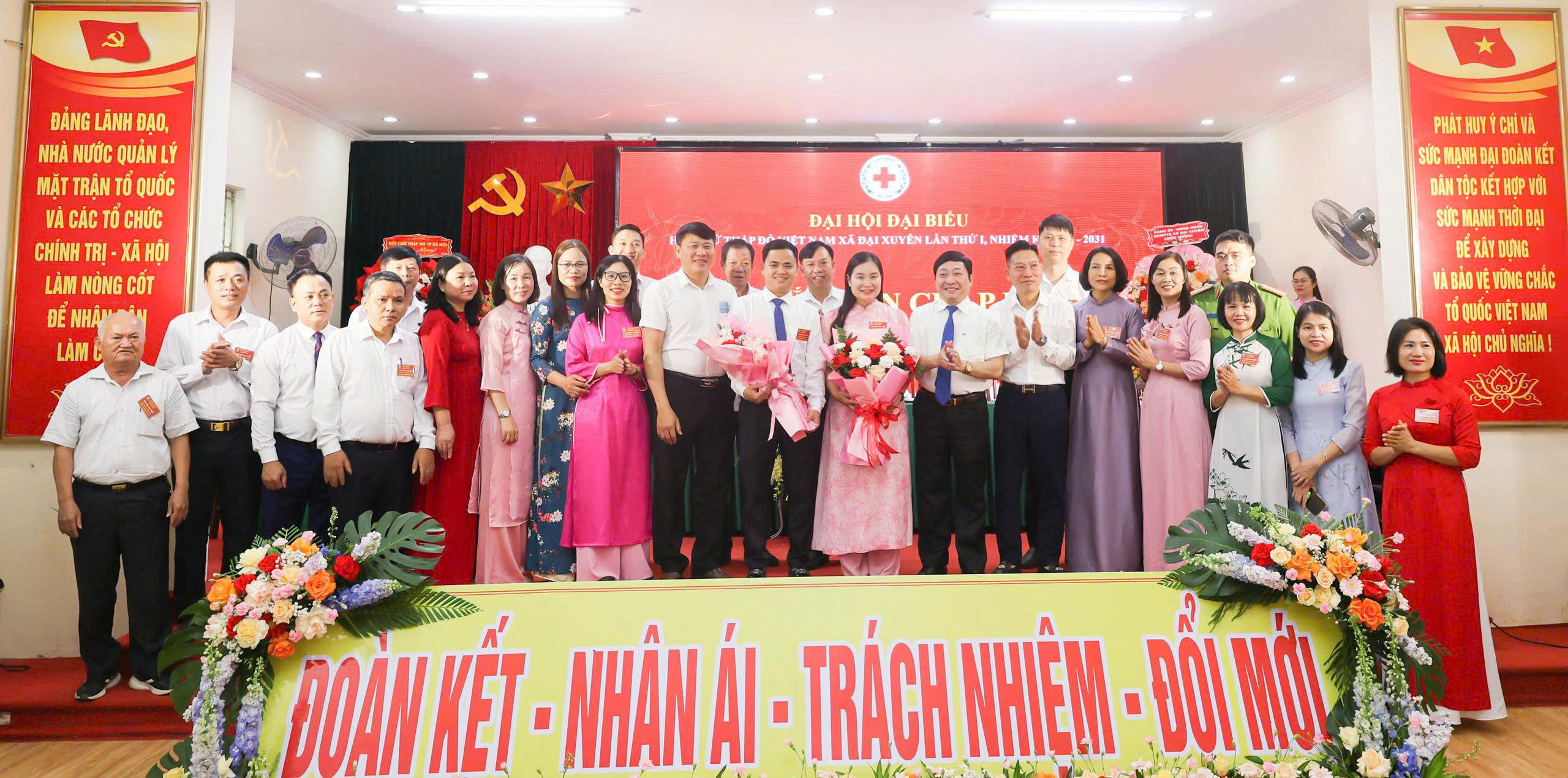 Xã Đại Xuyên kiện toàn tổ chức Hội Chữ thập đỏ sau sáp nhập, huy động nguồn lực nhân đạo trên 3 tỷ đồng