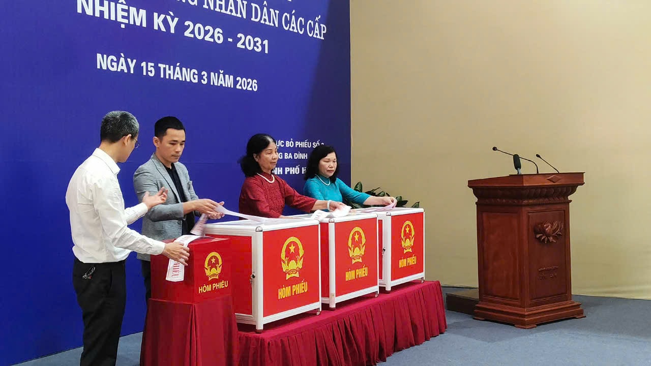 Phường Ba Đình diễn tập toàn diện, sẵn sàng cho Ngày bầu cử 15-3