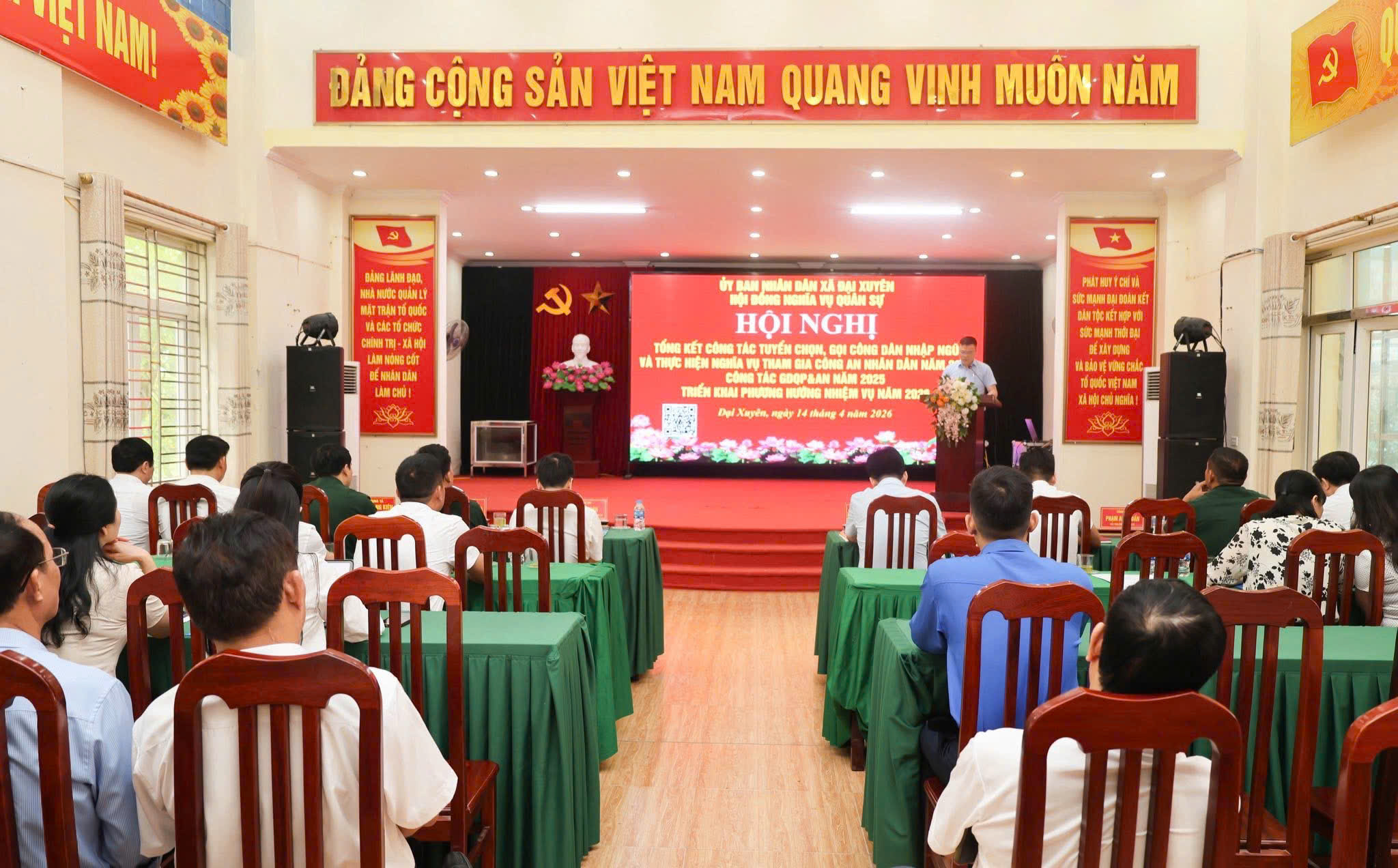 Xã Đại Xuyên phát huy truyền thống, hoàn thành xuất sắc nhiệm vụ tuyển quân năm 2026, nâng cao chất lượng lực lượng tân binh