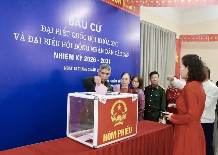 Dương Nội rực rỡ ngày hội non sông: 99,91% cử tri đi bầu, khẳng định sức mạnh đoàn kết toàn dân