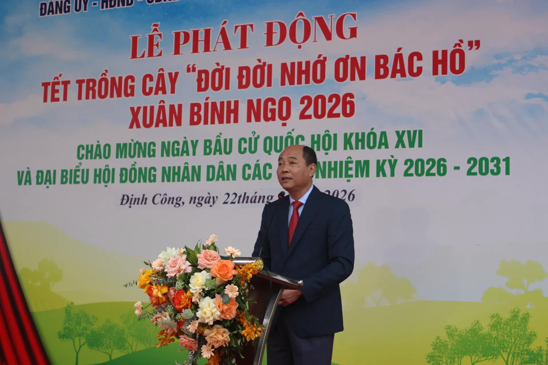 Phường Định Công phát động “Tết trồng cây đời đời nhớ ơn Bác Hồ” Xuân Bính Ngọ 2026, lan tỏa thông điệp sống xanh giữa đô thị