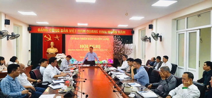 Xã Yên Lãng siết chặt kỷ cương, tăng tốc thực hiện nhiệm vụ phát triển kinh tế - xã hội ngay sau Tết
