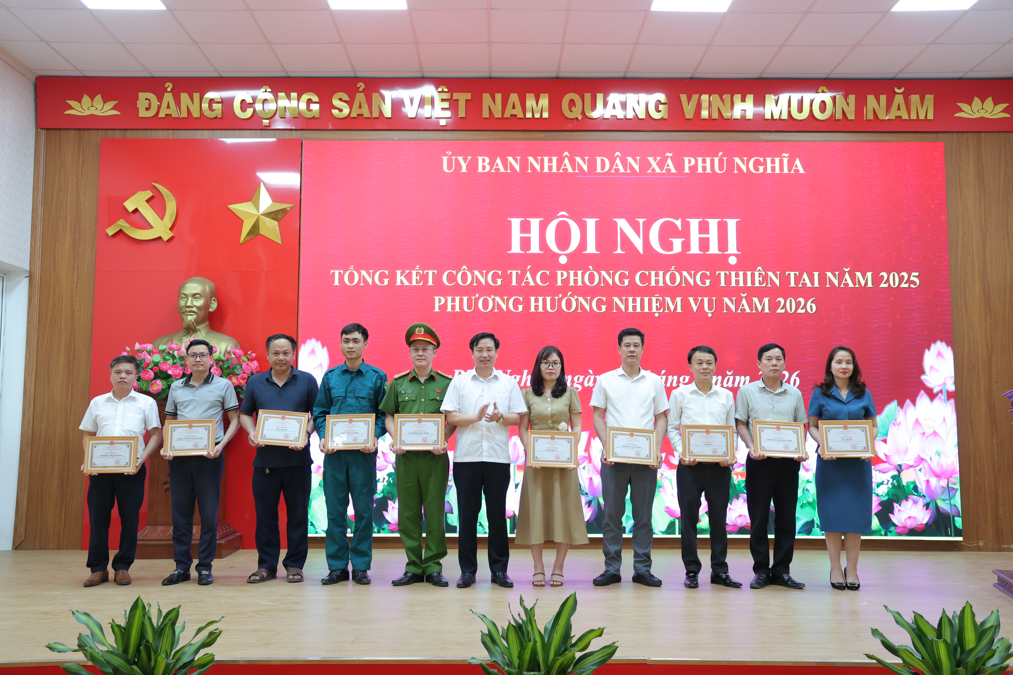 Xã Phú Nghĩa chủ động siết chặt phòng, chống thiên tai, không để bị động trước diễn biến cực đoan