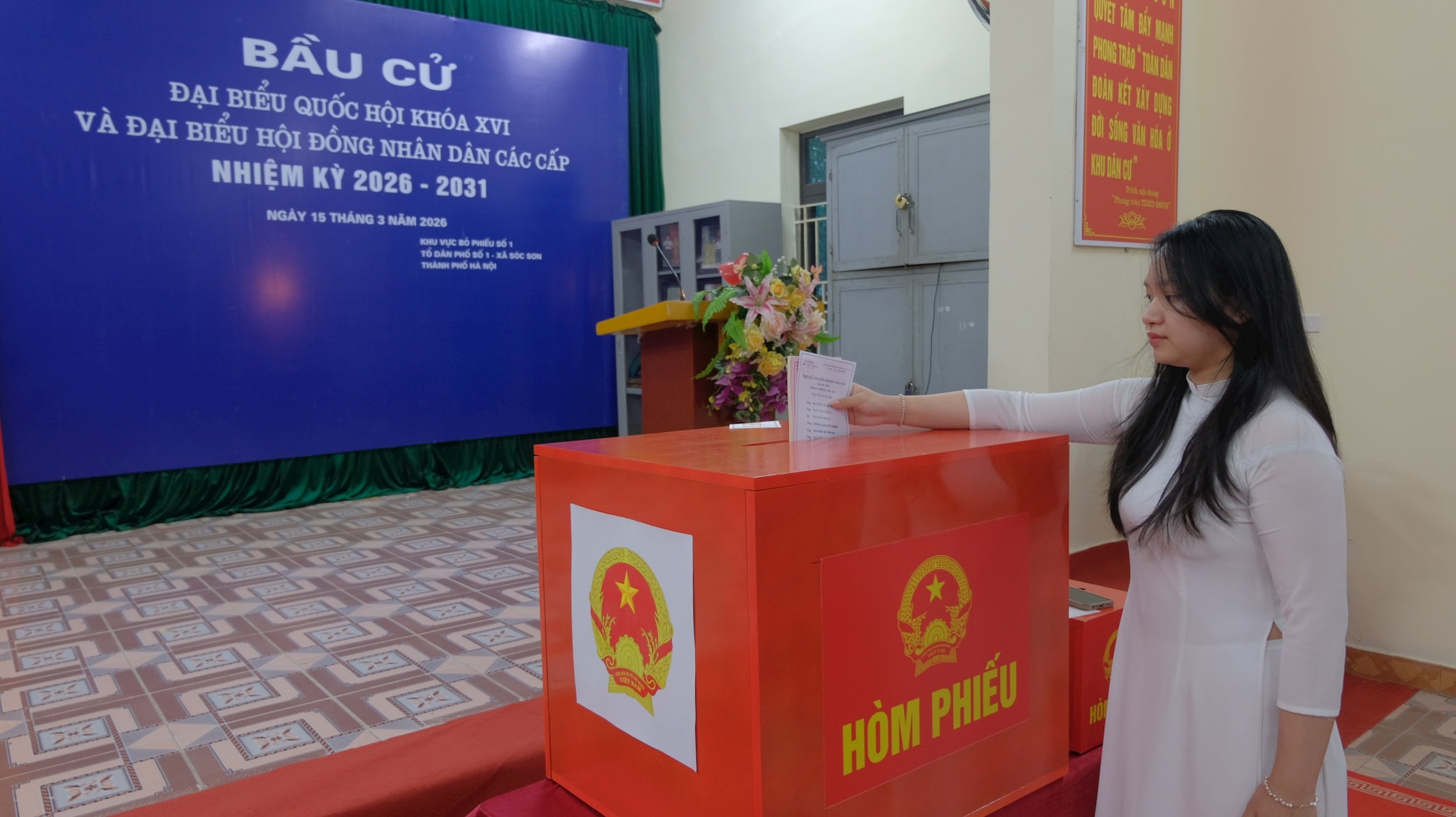 Xã Sóc Sơn: Công bố kết quả bầu cử HĐND nhiệm kỳ 2026-2031, bảo đảm cơ cấu, chất lượng đại biểu