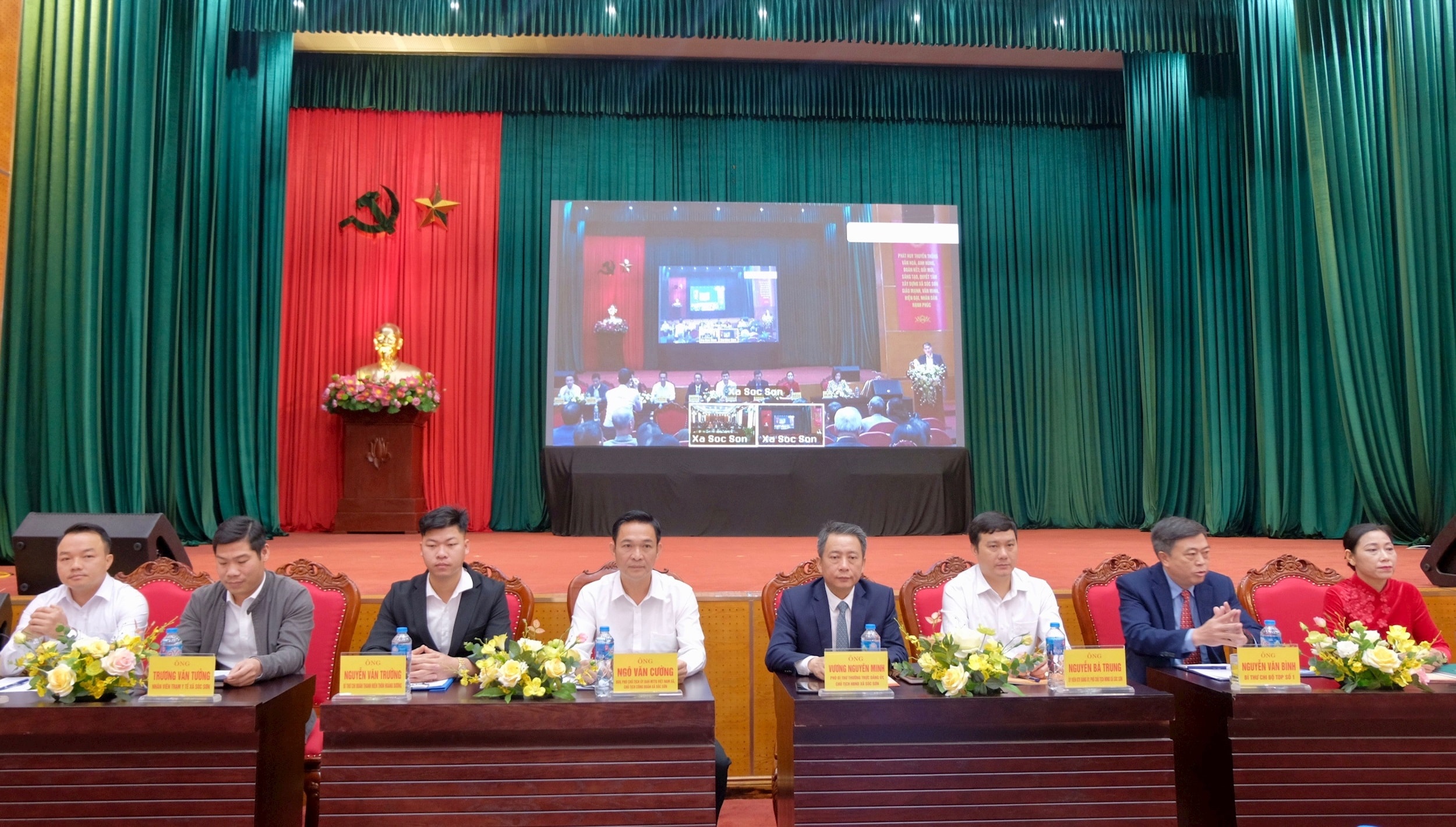 Ứng cử viên đại biểu HĐND xã Sóc Sơn đối thoại dân chủ với cử tri đơn vị bầu cử số 01