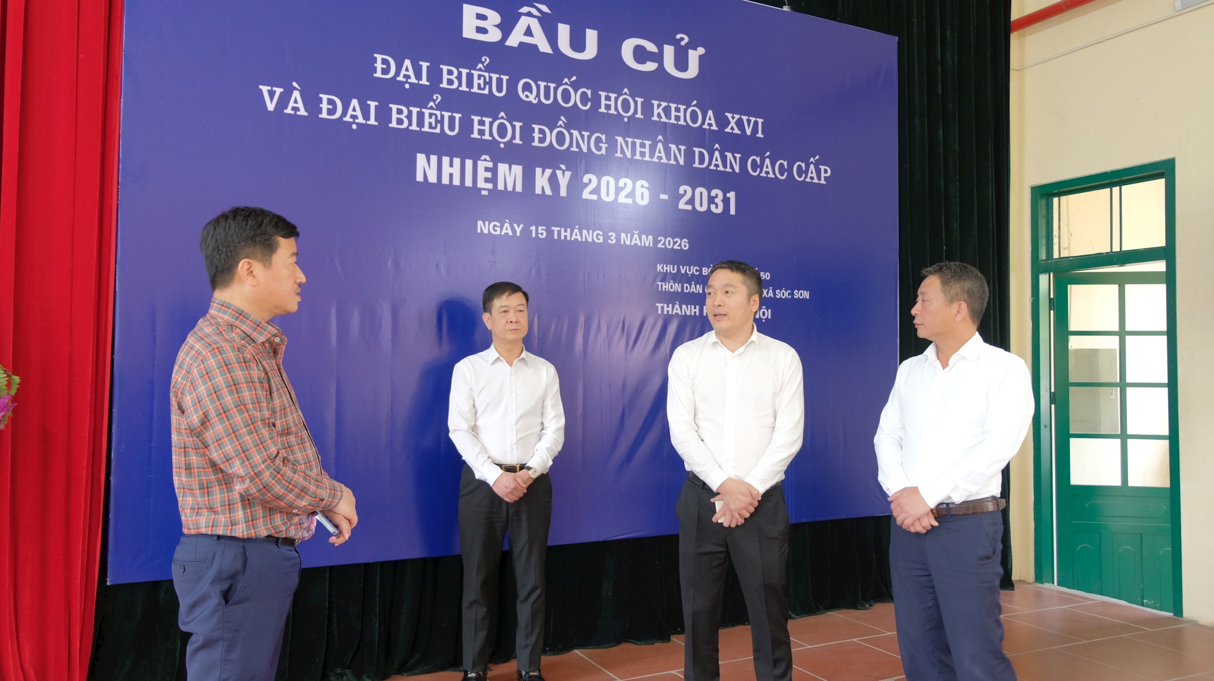 Xã Sóc Sơn siết chặt từng khâu chuẩn bị bầu cử, không để bị động trong mọi tình huống